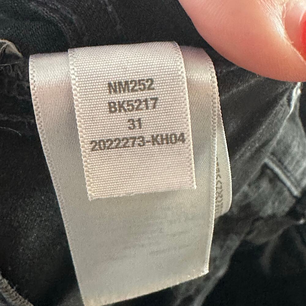 Skinny Flare Jeans in Black Frost Wash Size 31 - Picture 5 of 9